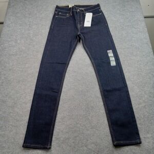 Levis 510 Jeans Mens 28x32 Blue Dark Wash Skinny Stretch Flex‎ Denim Pants New